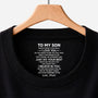 8975AUK1 personalised i believe in you inside neck print t shirt for sondaughter 8975aacdzb