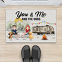 8998DUK1 personalised you me and the dogs camping doormat for couples 8998d3d1c