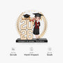 9000AUK4 personalised custom shaped acrylic plaque for graduation 9000aradas
