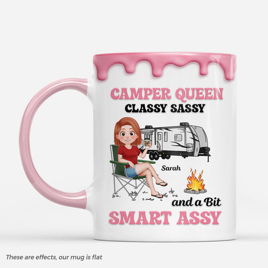9002MUK1 3d printing effect personalised camper queen mug for her 9002m3vwa_1