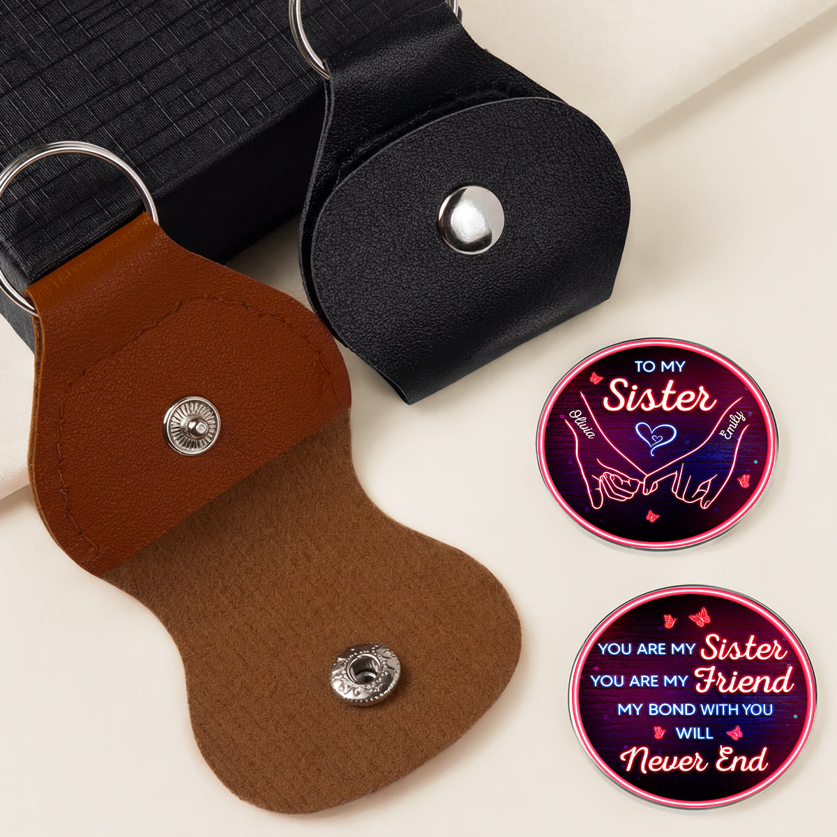 9012AUK2 personalised you are my friend pocket hug for sister 9012aj8p1e