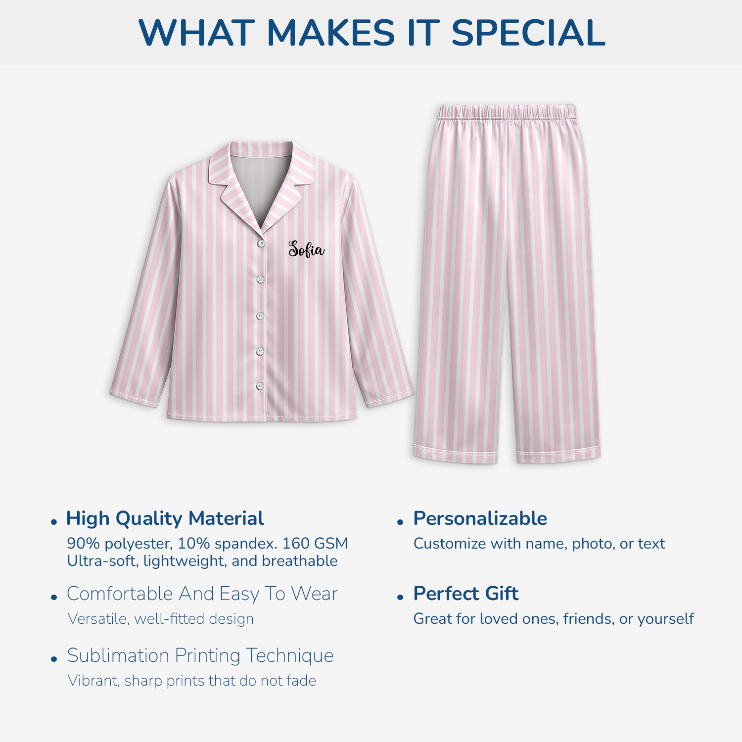 9056VUK5 personalised pyjamas with name for himher 9056v6fwa