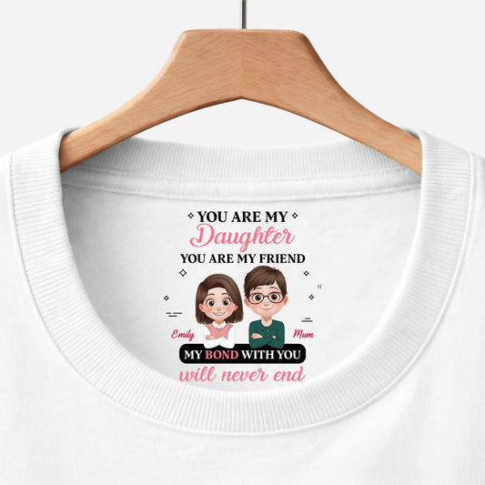 9068AUK1 personalised inside neck print t shirt for daughtersonsisterbrother 9068aa6fsa