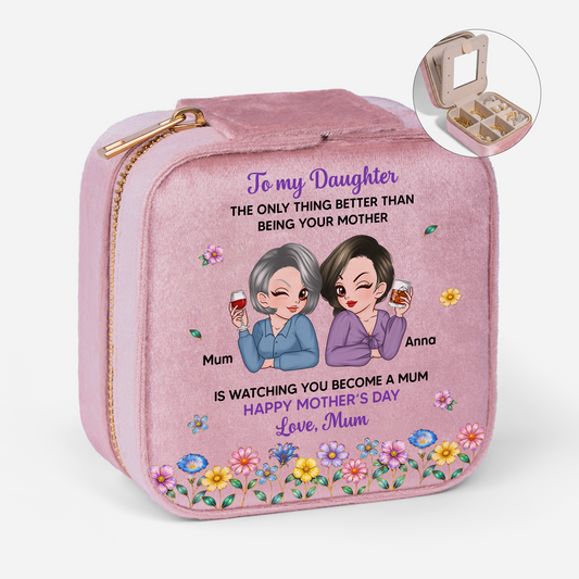 9071AUK1 personalised happy mothers day velvet jewellery box for daughter 9071aj6fwa_181177f2 3f52 44c4 891a 0cda72b45599