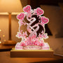 9081LUK1 3d printing effect personalised night light with name for a family 9081l8pci