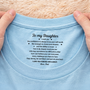 9093AUK2 personalised to my daughter inside neck prin t shirt for sondaughter 9093aa8ema