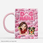 9096MUK1 3d printing effect personalised dog mama mug for dog lovers 9096madwc