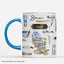9108MUK1 3d printing effect personalised hairstylist mug for hairstylists 9108mac5a