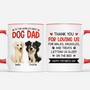 9109MUK1 personalised to the worlds best dog mum mug for dog mums 9109mac1c