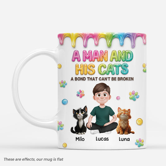 9117MUS1 3d printing effect a girl and her cat mug personalized cat gifts for owners 9117maqtc_c0a257f8 923c 4635 84f0 d670539757d4