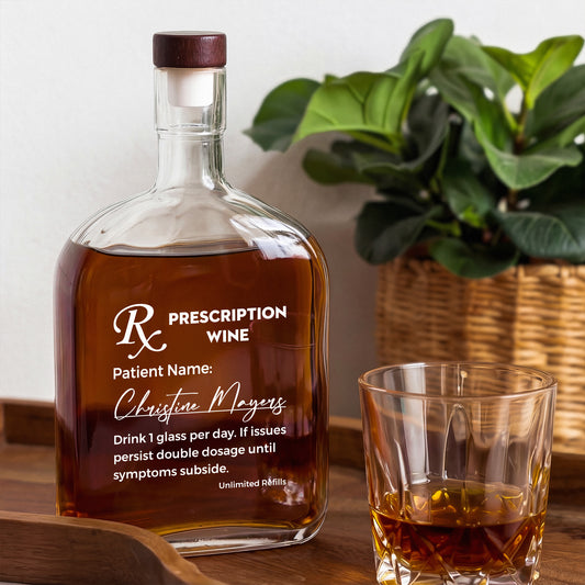 9147AUK1 personalised prescription wine funny whiskey bottle for himher 9147aisv5b_1