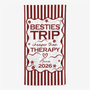 9150BUK1 personalised bestie trip summer beach towel for friends 9150bsctf