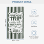 9150BUK3 personalised bestie trip summer beach towel for friends 9150bsctf