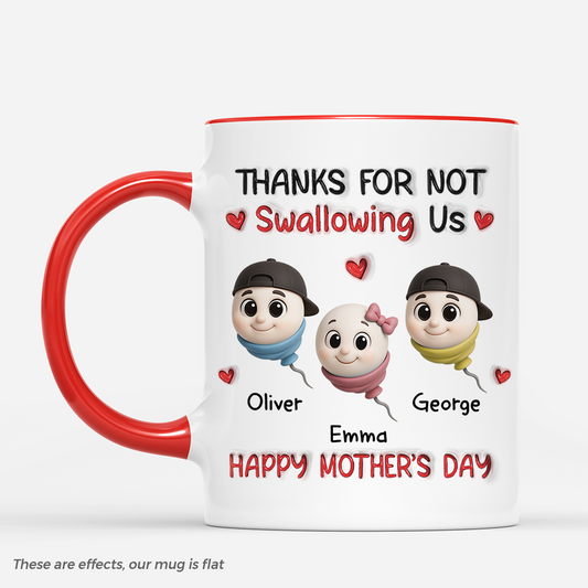 9184MUK1 3d printing effect personalised thanks for not swallowing us mug for mumdad 9184mtfta_2d5985dc 10ac 468e 873e aab01e428fdd
