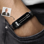 9187JUK2 personalised memorial a mothers hug lasts long ultrasound photo bracelet for mumdad 9187j3fca