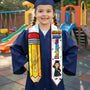 9193AUK2 personalised grad 2026 kindergarten graduation stole for kids 9193abadrs