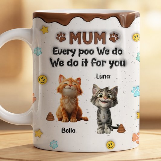 9202MUK2 3d printing effect personalised funny cat mug for cat dads 9202m8ead