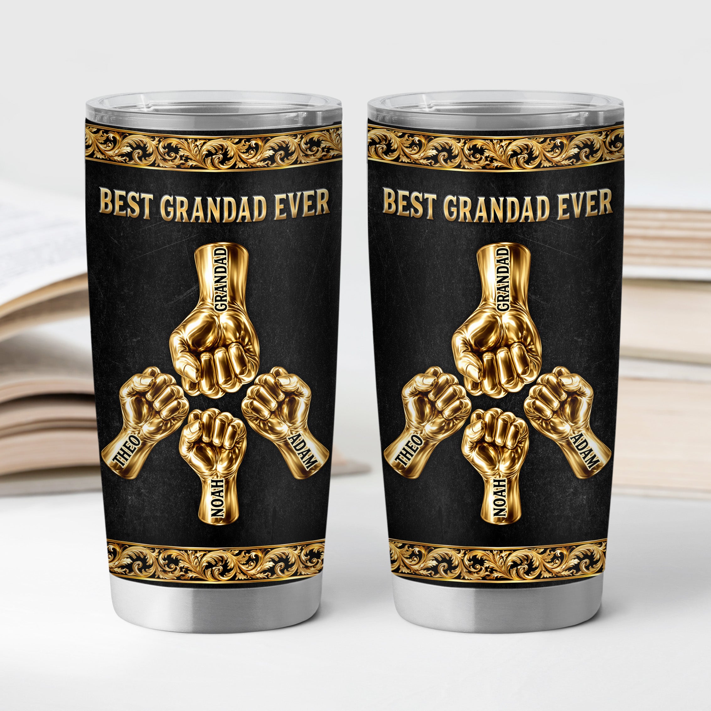 9204TUK2 3d printing effect personalised best dad ever tumbler 120oz for dadgrandad 9204tnqmb