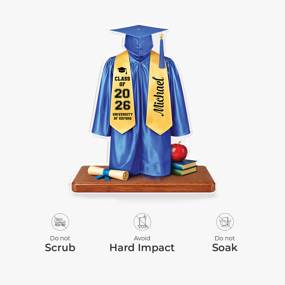 9213AUK1 personalised class of 2026 graduation custom shaped acrylic plaque for herhim 9213ar6vna_3