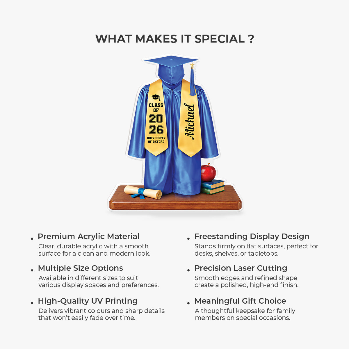9213AUK1 personalised class of 2026 graduation custom shaped acrylic plaque for herhim 9213ar6vna_4
