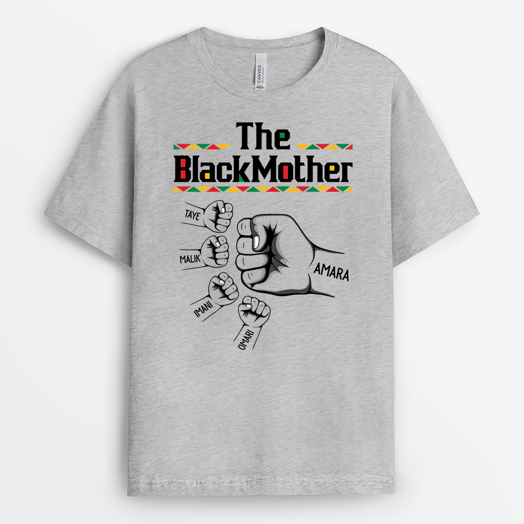 9219AUK2 personalised the black father name t shirt for dadmum 9219atfzb