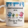 9220MUK2 3d printing effect personalised family of three dog cat mug for pet parents 9220m8qta