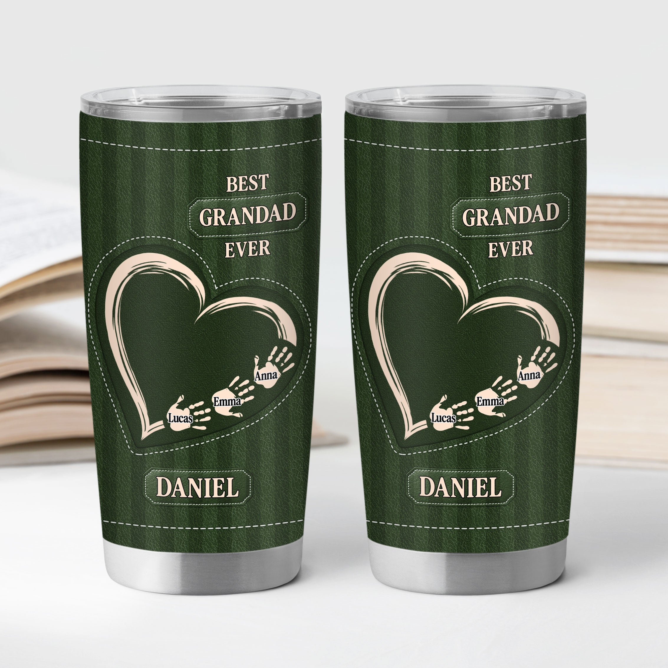 9221TUK2 3d printing effect personalised best grandad ever tumbler 20oz for grandaddad 9221t