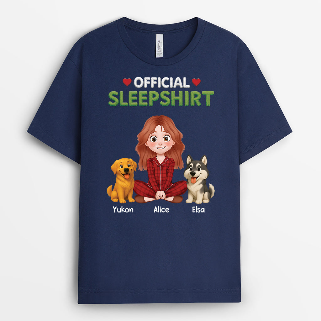 9229AUK2 personalised official sleepshirt dog t shirt for dog lovers 9229a3dmc