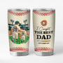 9230TUK1 3d printing effect personalised i caught the best dad baseball tumbler 20oz for dadgrandad 9230tndbb