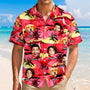 9241AUK2 personalised funny face photo hawaiian shirt for himher 9241aa6dwa