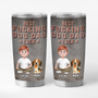 9249TUK1 3d printing effect personalised best dog dad ever tumbler 20oz for dog owners 9249tte1c