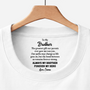 9255AUK1 personalised forever my hero inside neck print t shirt for brothersister 9255aacfpb