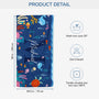9262BUK3 personalised sea beach towel with name for kids 9262bcckk