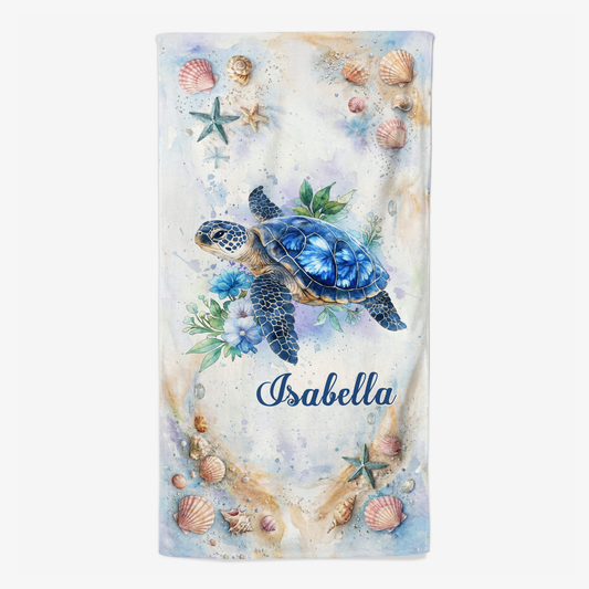9270BUK1 personalised summer beach towel for her 9270bsena