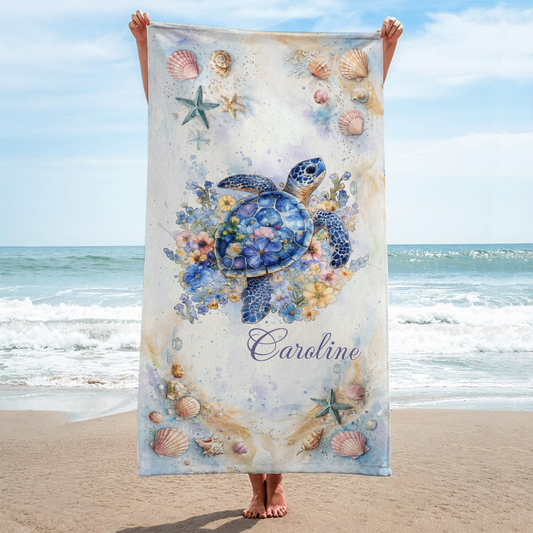 9270BUK2 personalised summer beach towel for her 9270bsena