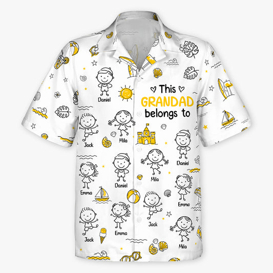 9271AUK1 personalised this grandad belongs to summer hawaiian shirt for grandadgranny 9271aasyaa