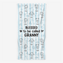 9273BUK1 personalised blessed to be called summer beach towel for grannymum 9273bskna