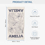 9279BUK1 personalised summer flower beach towel for her 9279bavca_1