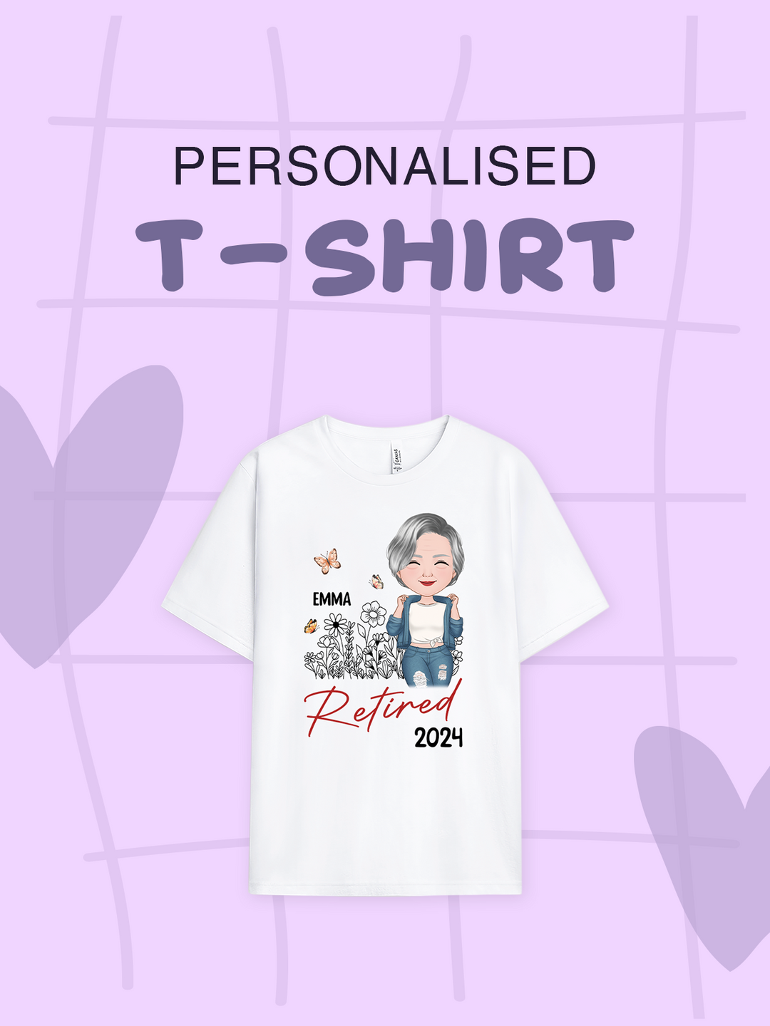 Custom Chic UK Personalised T shirt