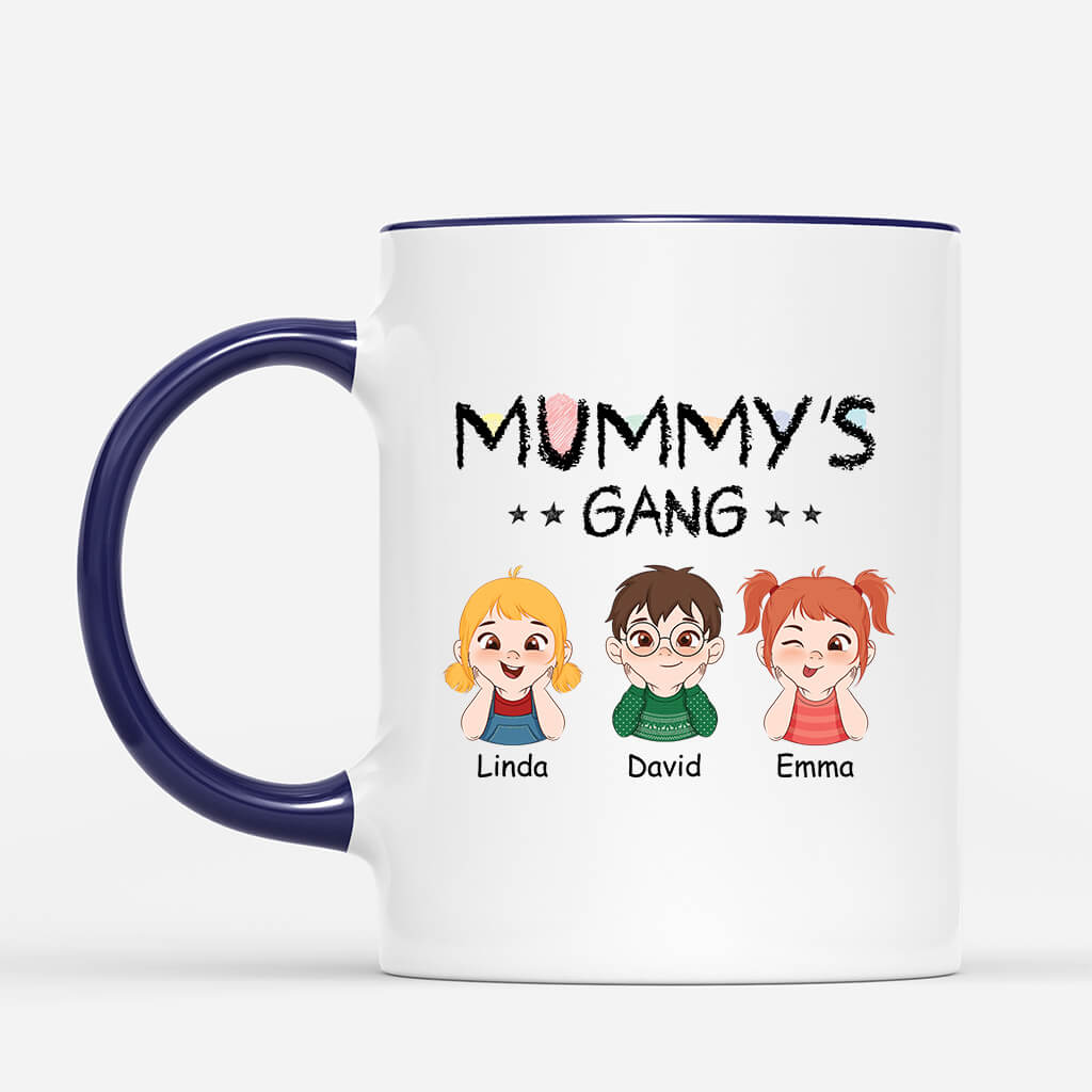 Personalised Mummy's Gang Mug