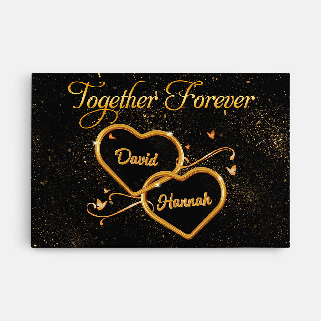 Personalised Together Foever Canvas