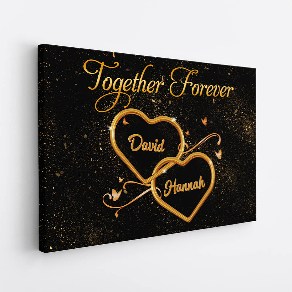 Personalised Together Foever Canvas