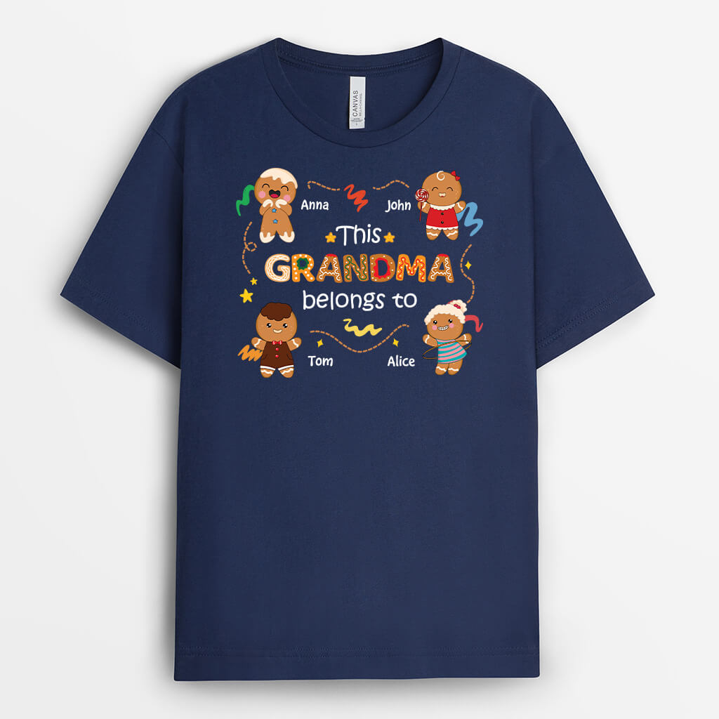 Personalised This Great Grandma Belongs To T-Shirt