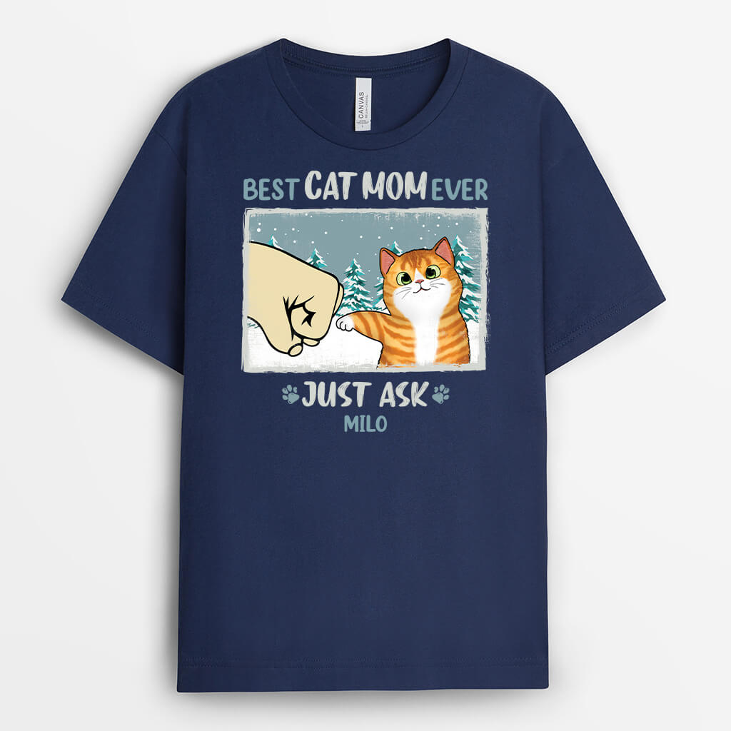 Personalised The Best Cat Mum/Cat Dad Ever T-Shirt