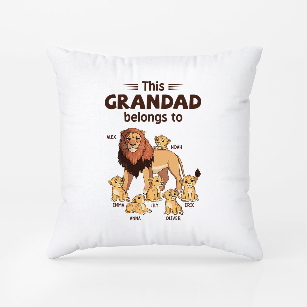 Personalised This Grandad Belongs to Pillow