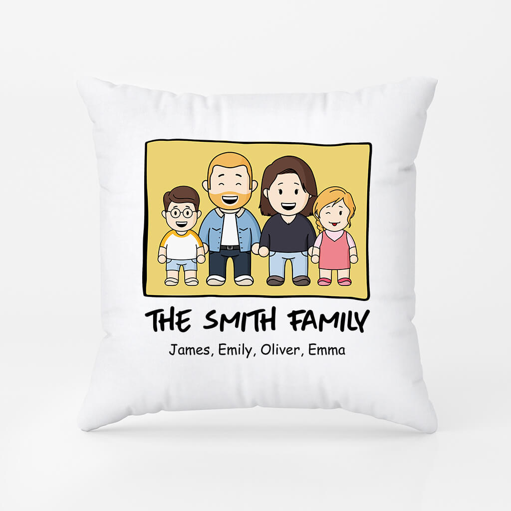 Personalised The Smith Family Pillow