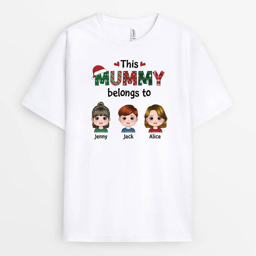 Personalised This Grandma Belongs To T-Shirt