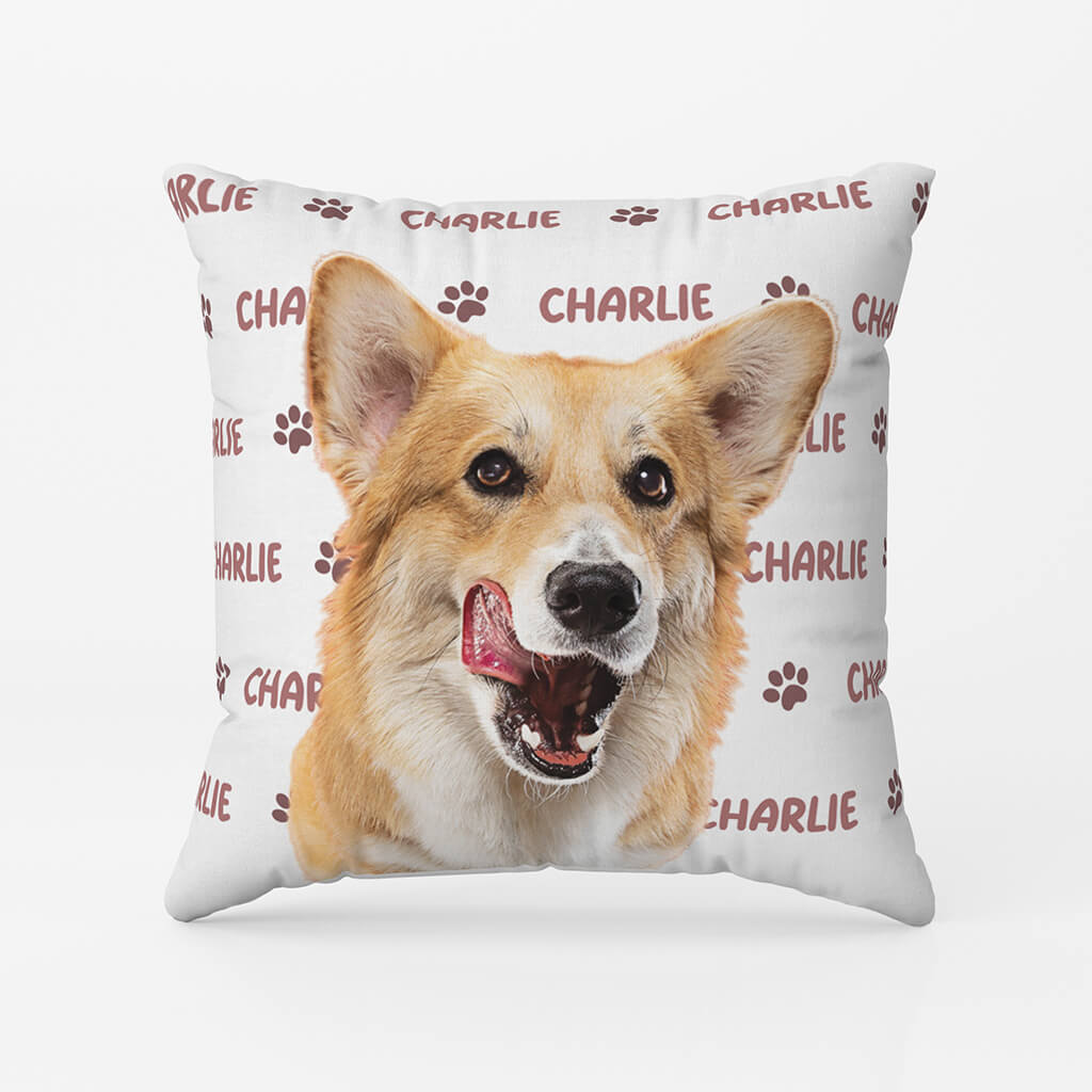 Personalised Big Corgi Dog Pillow