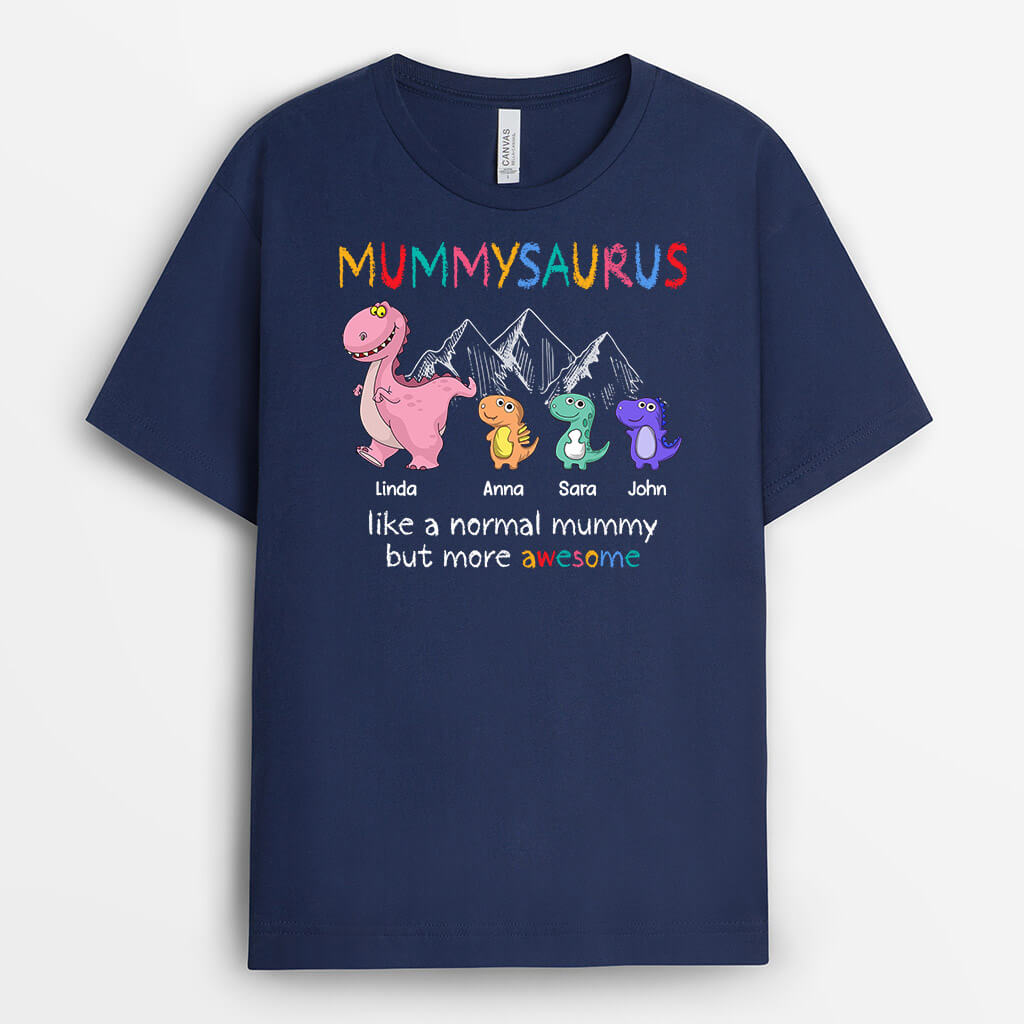 Personalised Best Mummysaurus/ Grandmasaurus T-Shirt