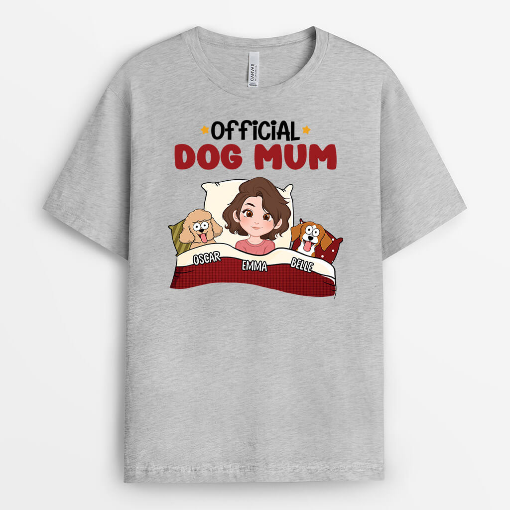 Personalised My Official Dog Mum/Dog Dad T-Shirt